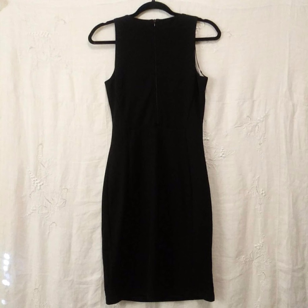 H&M Sheath Sleeveless Little Black Dress Cutout Design NWT - Picture 5 of 10